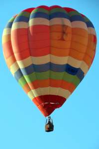 G-BWYN hot air balloon. Photograph by G Bann