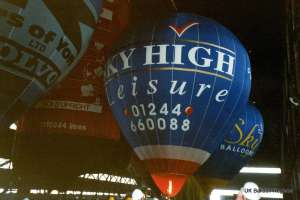 G-BWYP hot air balloon. Photograph by G Duke