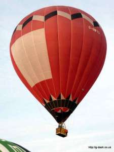 G-BWYU hot air balloon. Photograph by Pat Whymer