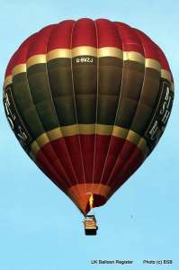G-BWZJ hot air balloon. Photograph by Balloon Spotters Archive