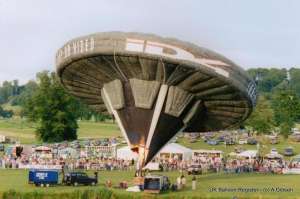 G-BWZO hot air balloon. Photograph by A Gibson