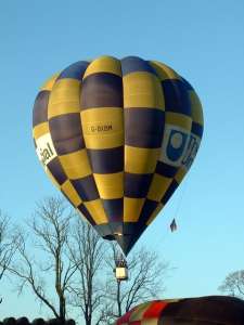 G-BXBM hot air balloon. Photograph by Balloon Spotters Archive