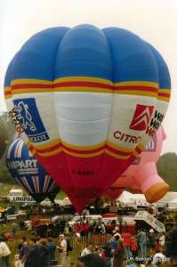G-BXBS hot air balloon, added to the archive 27 August 2026. Photograph by G Duke