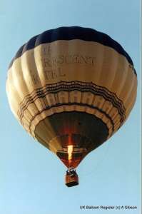 G-BXGC hot air balloon, added to the archive 27 August 2026. Photograph by A Gibson