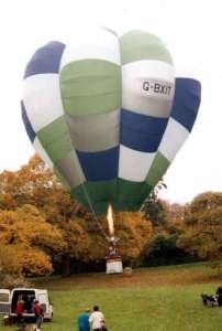 G-BXIT hot air balloon, added to the archive 27 August 2026. Photograph by Bill Teasdale
