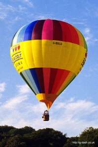 G-BXLD hot air balloon, added to the archive 27 August 2026. Photograph by Mike Clarke