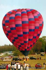 G-BXNM hot air balloon, added to the archive 27 August 2026. Photograph by A Gibson