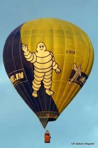 G-BXOW hot air balloon, added to the archive 27 August 2026. Photograph by Kevin Boon