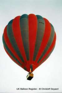 G-BXWZ hot air balloon, added to the archive 27 August 2026. Photograph by Christoff Deyaert