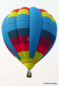 G-BXXO hot air balloon, added to the archive 27 August 2026. Photograph by Keith Sowter