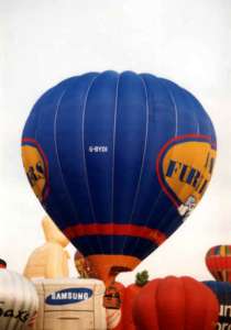 G-BYDI hot air balloon, added to the archive 27 August 2026. Photograph by Paul Coman