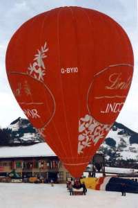 G-BYIO hot air balloon, added to the archive 27 August 2026. Photograph by Bill Teasdale