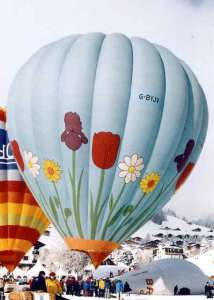 G-BYJV hot air balloon, added to the archive 27 August 2026. Photograph by Bill Teasdale