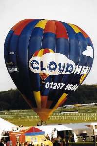 G-BYMG hot air balloon, added to the archive 27 August 2026. Photograph by A Gibson