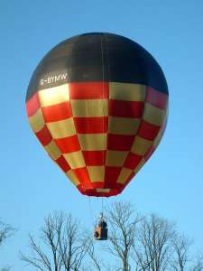 G-BYMW hot air balloon, added to the archive 7 September 2026. Photograph by Balloon Spotters Archive