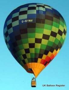 G-BYNV hot air balloon, added to the archive 27 August 2026. Photograph by slowfly.it