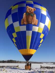 G-BYZV hot air balloon, added to the archive 27 August 2026. Photograph by Mark Stelling