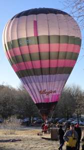 G-BZBJ hot air balloon, a Lindstrand Balloons LBL 77A, added to the archive 4 April 2026. Photograph by Dave