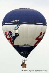 G-BZBT hot air balloon, added to the archive 27 August 2026. Photograph by Stephen Powney