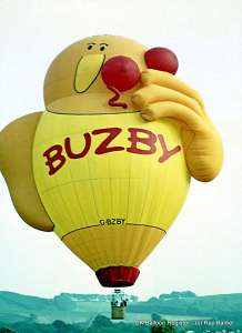 G-BZBY hot air balloon, added to the archive 27 August 2026. Photograph by Ray Barber