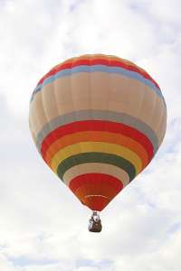 G-BZGI hot air balloon, added to the archive 27 August 2026. Photograph by Richard Gahan