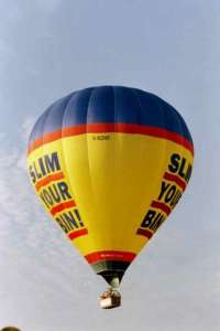 G-BZHX hot air balloon, added to the archive 27 August 2026. Photograph by Paul Coman