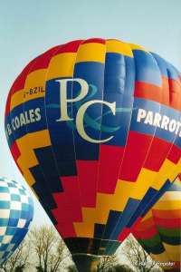 G-BZIL hot air balloon, added to the archive 27 August 2026. Photograph by G Duke