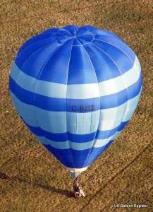 G-BZIZ hot air balloon, added to the archive 27 August 2026. Photograph by Matt Cleaves