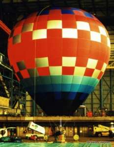 G-BZLS hot air balloon, added to the archive 27 August 2026. Photograph by Lindstrand Balloons