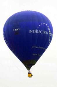 G-BZRX hot air balloon, added to the archive 27 August 2026. Photograph by Bill Teasdale