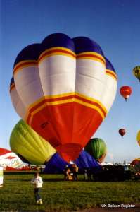 G-BZTK hot air balloon, added to the archive 27 August 2026. Photograph by K Boon