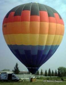 G-CBEC hot air balloon, added to the archive 27 August 2026. Photograph by slowfly.it