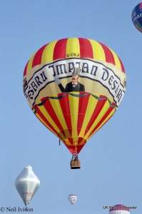 G-CBJI hot air balloon, added to the archive 27 August 2026. Photograph by Neil Ivison