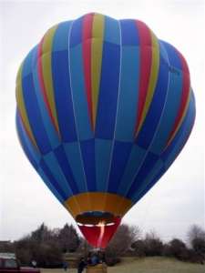 G-CBRV hot air balloon, added to the archive 27 August 2026. Photograph by Mark Stelling
