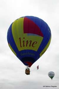 G-CBVH hot air balloon, added to the archive 27 August 2026. Photograph by Kevin Boon
