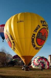 G-CBVV hot air balloon, added to the archive 27 August 2026. Photograph by Paul Dopson