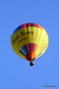 G-CCEN hot air balloon, added to the archive 27 August 2026. Photograph by Peter Lickorish