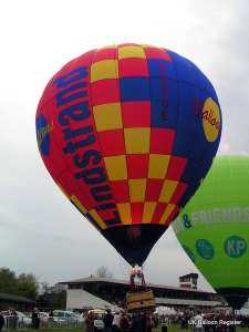 G-CCOE hot air balloon, added to the archive 27 August 2026. Photograph by K Boon