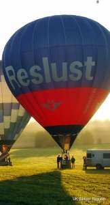 G-CCSP hot air balloon, added to the archive 27 August 2026. Photograph by Swedish Balloon Federation website