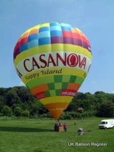 G-CCVD hot air balloon, added to the archive 27 August 2026. Photograph by slowfly.it