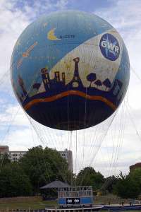 G-CCYF hot air balloon, added to the archive 27 August 2026. Photograph by Derek Heley