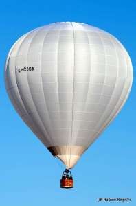 G-CDDM hot air balloon, added to the archive 27 August 2026. Photograph by Paul Dopson