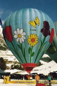 G-CDNV hot air balloon, added to the archive 27 August 2026. Photograph by Christoff Deyaert