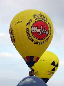 G-CEBO hot air balloon, added to the archive 27 August 2026. Photograph by Paul Coman