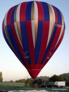 G-CEEB hot air balloon, added to the archive 27 August 2026. Photograph by Matt Cleaves