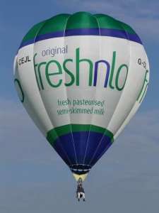 G-CEJL hot air balloon, added to the archive 27 August 2026. Photograph by UltraMagic Balloons