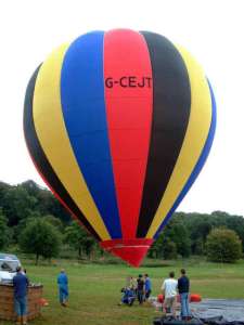 G-CEJT hot air balloon, added to the archive 27 August 2026. Photograph by Cameron Balloons