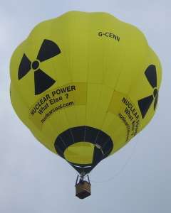G-CENN hot air balloon, added to the archive 27 August 2026. Photograph by Mike Burdett
