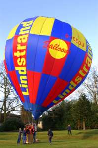 G-CEOU hot air balloon, added to the archive 27 August 2026. Photograph by Richard Gahan