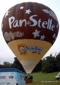G-CEPR hot air balloon, added to the archive 27 August 2026. Photograph by Slowfly.it